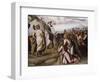 Moses Presenting the Ten Commandments-Raphael-Framed Giclee Print