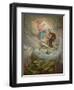 Moses Receives the Tablets of the Law from God on Mount Sinai-null-Framed Giclee Print