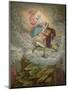 Moses Receives the Tablets of the Law from God on Mount Sinai-null-Mounted Giclee Print