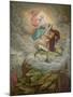 Moses Receives the Tablets of the Law from God on Mount Sinai-null-Mounted Giclee Print