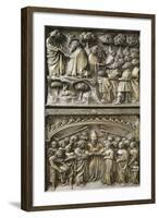 Moses Receiving Laws and Dictates, and Marriage of Mary, Panel on Lateral Side of Altar of St James-null-Framed Giclee Print