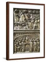 Moses Receiving Laws and Dictates, and Marriage of Mary, Panel on Lateral Side of Altar of St James-null-Framed Giclee Print