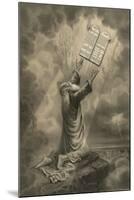 Moses Receiving the Ten Commandments-Science Source-Mounted Giclee Print