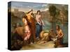 Moses Saved from the Water-Nicolas Poussin-Stretched Canvas