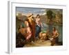 Moses Saved from the Water-Nicolas Poussin-Framed Giclee Print