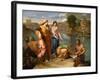 Moses Saved from the Water-Nicolas Poussin-Framed Giclee Print