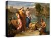Moses Saved from the Water-Nicolas Poussin-Stretched Canvas