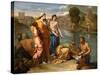 Moses Saved from the Water-Nicolas Poussin-Stretched Canvas