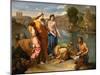 Moses Saved from the Water-Nicolas Poussin-Mounted Giclee Print