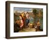 Moses Saved from the Water-Nicolas Poussin-Framed Giclee Print