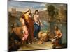 Moses Saved from the Water-Nicolas Poussin-Mounted Giclee Print
