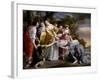 Moses Saved From the Waters', 1633, Italian School-Orazio Gentileschi-Framed Giclee Print