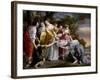 Moses Saved From the Waters', 1633, Italian School-Orazio Gentileschi-Framed Giclee Print