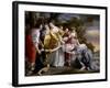 Moses Saved From the Waters', 1633, Italian School-Orazio Gentileschi-Framed Giclee Print