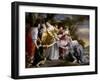 Moses Saved From the Waters', 1633, Italian School-Orazio Gentileschi-Framed Giclee Print