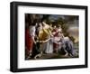 Moses Saved From the Waters', 1633, Italian School-Orazio Gentileschi-Framed Giclee Print