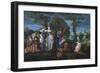 Moses Saved from Waters-Paolo Caliari-Framed Giclee Print