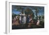 Moses Saved from Waters-Paolo Caliari-Framed Giclee Print