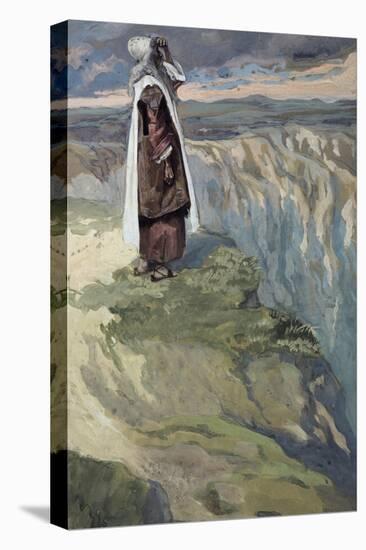 Moses Sees the Promised Land from Afar-James Tissot-Stretched Canvas