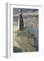 Moses Sees the Promised Land from Afar-James Tissot-Framed Giclee Print