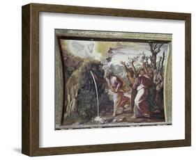 Moses Strikes the Rock-Raphael-Framed Giclee Print