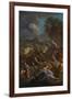 Moses Striking the Rock, 1744-Corrado Giaquinto-Framed Giclee Print