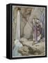 Moses Striking the Rock to Bring Forth Water-Tony Sarg-Framed Stretched Canvas