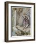 Moses Striking the Rock to Bring Forth Water-Tony Sarg-Framed Giclee Print