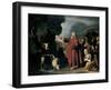 Moses Striking the Rock-Jan Victors-Framed Giclee Print