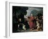 Moses Striking the Rock-Jan Victors-Framed Giclee Print