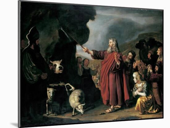 Moses Striking the Rock-Jan Victors-Mounted Giclee Print