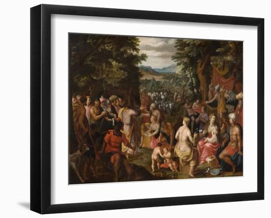 Moses Striking the Rock-Hendrik van the Elder Balen-Framed Giclee Print