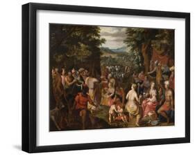 Moses Striking the Rock-Hendrik van the Elder Balen-Framed Giclee Print