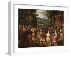 Moses Striking the Rock-Hendrik van the Elder Balen-Framed Giclee Print