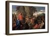 Moses Striking Water from the Rock, 1649-Nicolas Poussin-Framed Giclee Print