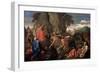 Moses Striking Water from the Rock, 1649-Nicolas Poussin-Framed Giclee Print