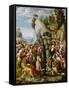 Moses Striking Water from the Rock-Bacchiacca Francesco Umbertini Verdi-Framed Stretched Canvas