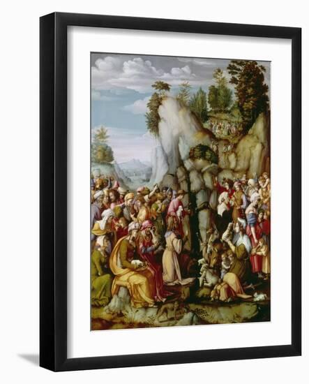 Moses Striking Water from the Rock-Bacchiacca Francesco Umbertini Verdi-Framed Giclee Print