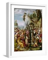 Moses Striking Water from the Rock-Bacchiacca Francesco Umbertini Verdi-Framed Giclee Print