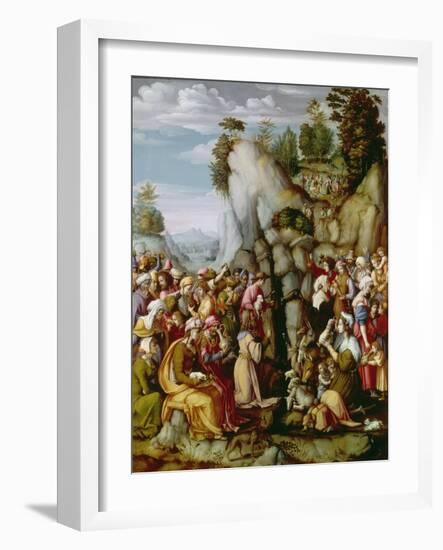 Moses Striking Water from the Rock-Bacchiacca Francesco Umbertini Verdi-Framed Giclee Print