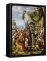 Moses Striking Water from the Rock-Bacchiacca Francesco Umbertini Verdi-Framed Stretched Canvas