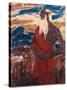 Moses Surveying the Promised Land, 1912 (Tempera on Canvas)-Christian Rohlfs-Stretched Canvas