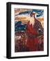 Moses Surveying the Promised Land, 1912 (Tempera on Canvas)-Christian Rohlfs-Framed Giclee Print