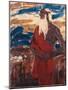 Moses Surveying the Promised Land, 1912 (Tempera on Canvas)-Christian Rohlfs-Mounted Giclee Print