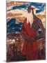 Moses Surveying the Promised Land, 1912 (Tempera on Canvas)-Christian Rohlfs-Mounted Giclee Print