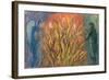 Moses & the burning bush, 1990-Hans Feibusch-Framed Giclee Print