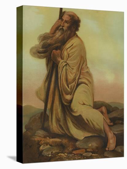 Moses viewing the promised land-Philip Richard Morris-Stretched Canvas