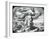 Moses Views the Land of Israel, 19th Century-Julius Schnorr von Carolsfeld-Framed Giclee Print