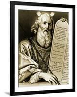 Moses with the Renewed Tablets-Philippe De Champaigne-Framed Giclee Print