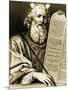Moses with the Renewed Tablets-Philippe De Champaigne-Mounted Giclee Print